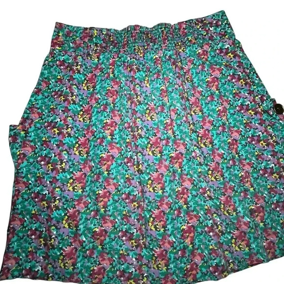 Y2K Floral Micro Mini Skirt Sz‎ S Coquette Cottagecore Preppy Vibes - Picture 6 of 14